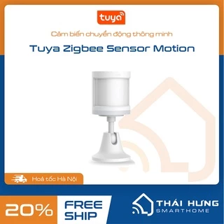 Cảm biến chuyển động Zigbee hệ Tuya /SmartLife - dùng pin hoặc nguồn 220V, phù hợp kết hợp ngữ cảnh với công tắc.