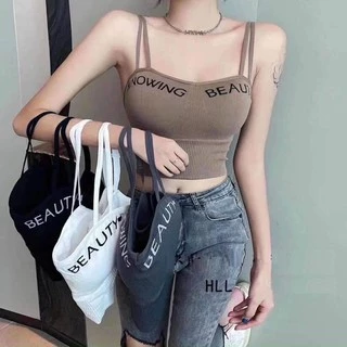 Áo bra croptop dây kép nâng ngực siêu đẹp N2702