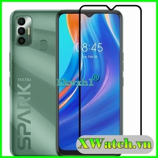 Cường lực Full màn Full keo Tecno Spark 7 Tecno Spark 7T Tecno Spark 6 Go POP 5 Lte Pova2 Spark 8C Spark 6 go