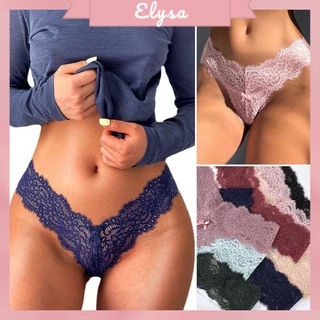 Quần lót ren lọt khe chữ Y gợi cảm bảng màu pastel ELYSA - QL064