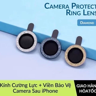 Vòng Bảo Vệ Camera Kim Tuyến Cho iP11, 11Pro,11PRM, iP12, 12Pro, 12Pro Max, iPhone 13Pro-13ProMax - Siêu Sang Chảnh