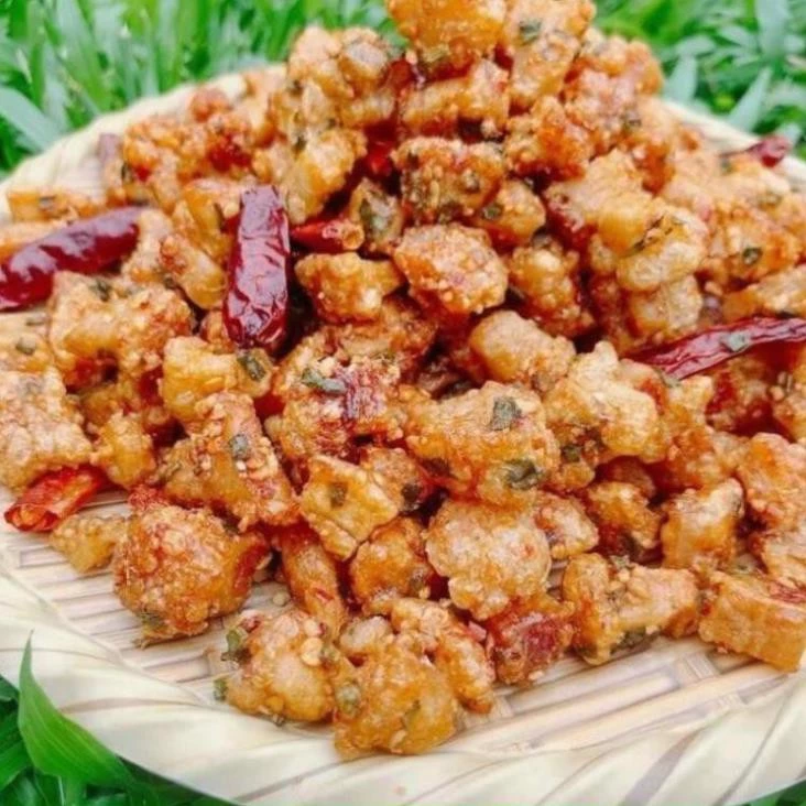 Tóp mỡ sốt mắm hành 200g - Hàng nhà làm bao ngon