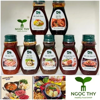 Sốt Nấu Lẩu Thái/Gà Lá Giang/Kim Chi/Nấm và xốt kho thịt cá/canh chua gia vị Dh Food hoàn chỉnh 200gr