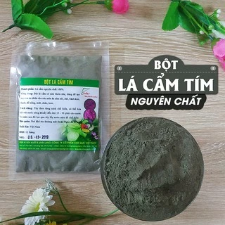 [FREESHIP 99K TOÀN QUỐC Bột lá Cẩm Tím (50gr) Nguyên Chất 100% dùng nấu xôi màu tím, làm bánh, thạch rau câu, mứt dừa