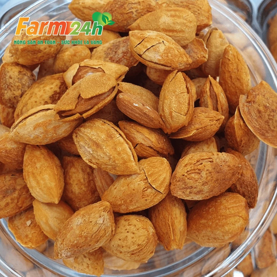 Hạt Hạnh Nhân Mỹ còn vỏ rang bơ [500 gram]