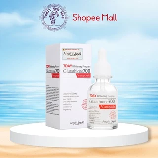 Serum dưỡng trắng và cấp ẩm Angel's Liquid 7Day Whitening Program Glutathione 700 V-Ample 30ml