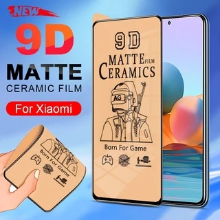 Full Màn HD và Nhám Chống Vân Tay Phim gốm mềm Miếng dán màn hình Cho Xiaomi Redmi Note 13 12 11 10 11S 10S 9S 7 Pro 9T 9A 9C 8A K40 Mi 11T 10T 9T Poco F3 F4 M3 X3 GT X5 Pro+ X4 NFC Không kính cường lực