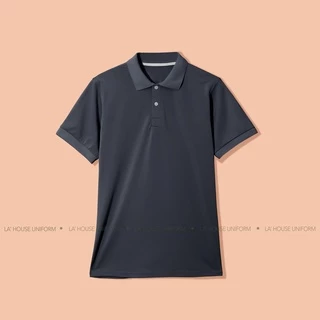 Áo thun polo màu Xám đậm La' House Uniform