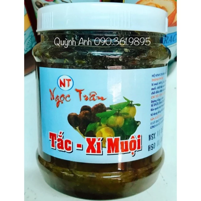 Tắc-xí muội nước Ngọc Trân hủ lớn 1kg