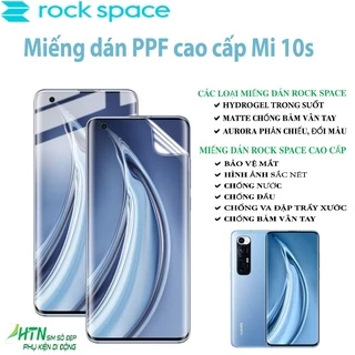 Miếng dán PPF Xiaomi Mi 10s  cao cấp rock space dán màn hình/ mặt sau lưng full bảo vệ mắt,...