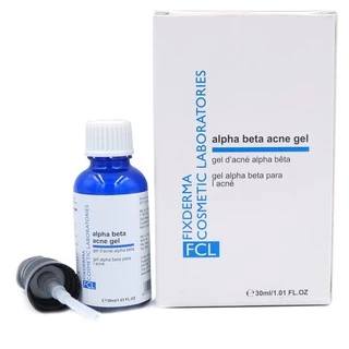 Gel Đánh Sạch Các Loại Mụn, Đièu Tiết Bã Nhờn, Phục Hồi Da - Fixderma FCL Alpha-Beta Acne Gel 30Ml