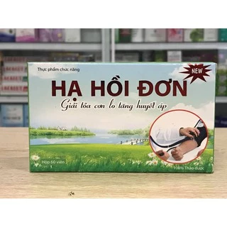 [CHÍNH HÃNG] HẠ HỒI ĐƠN-HỖ TRỢ ỔN ĐỊNH HUYẾT ÁP