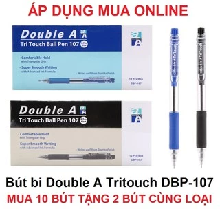 [Mua 10 tặng 2] Bút bi Double A Tritouch DBP-107 0.7mm (Ngòi nhỏ)