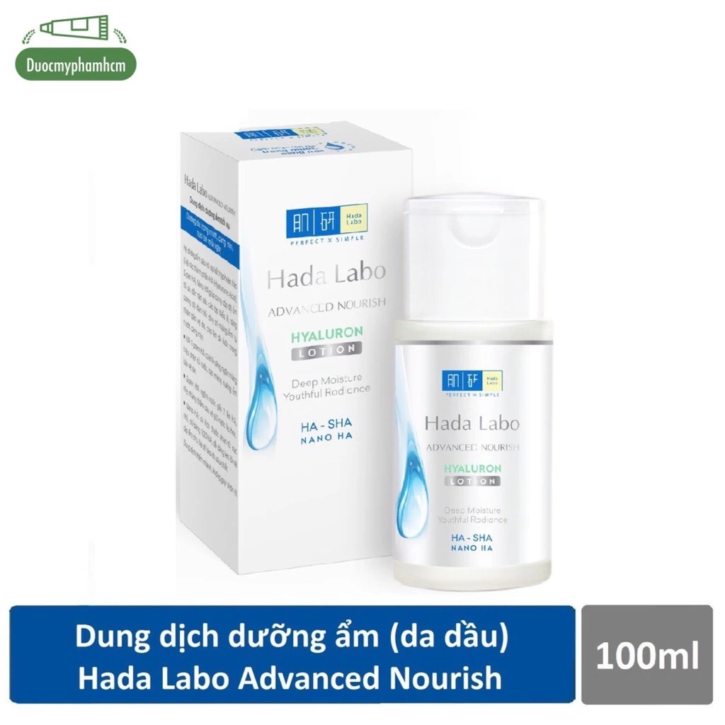 Dung dịch dưỡng ẩm tối ưu Hada Labo Advanced Nourish Lotion dùng cho da dầu 100ml