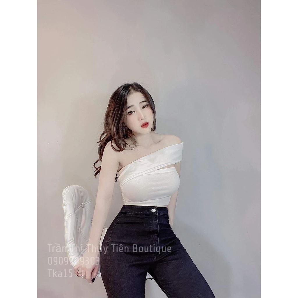 siêu hot áo ống phối gấp bản vai siêu hot hit đủ màu siêu xinh