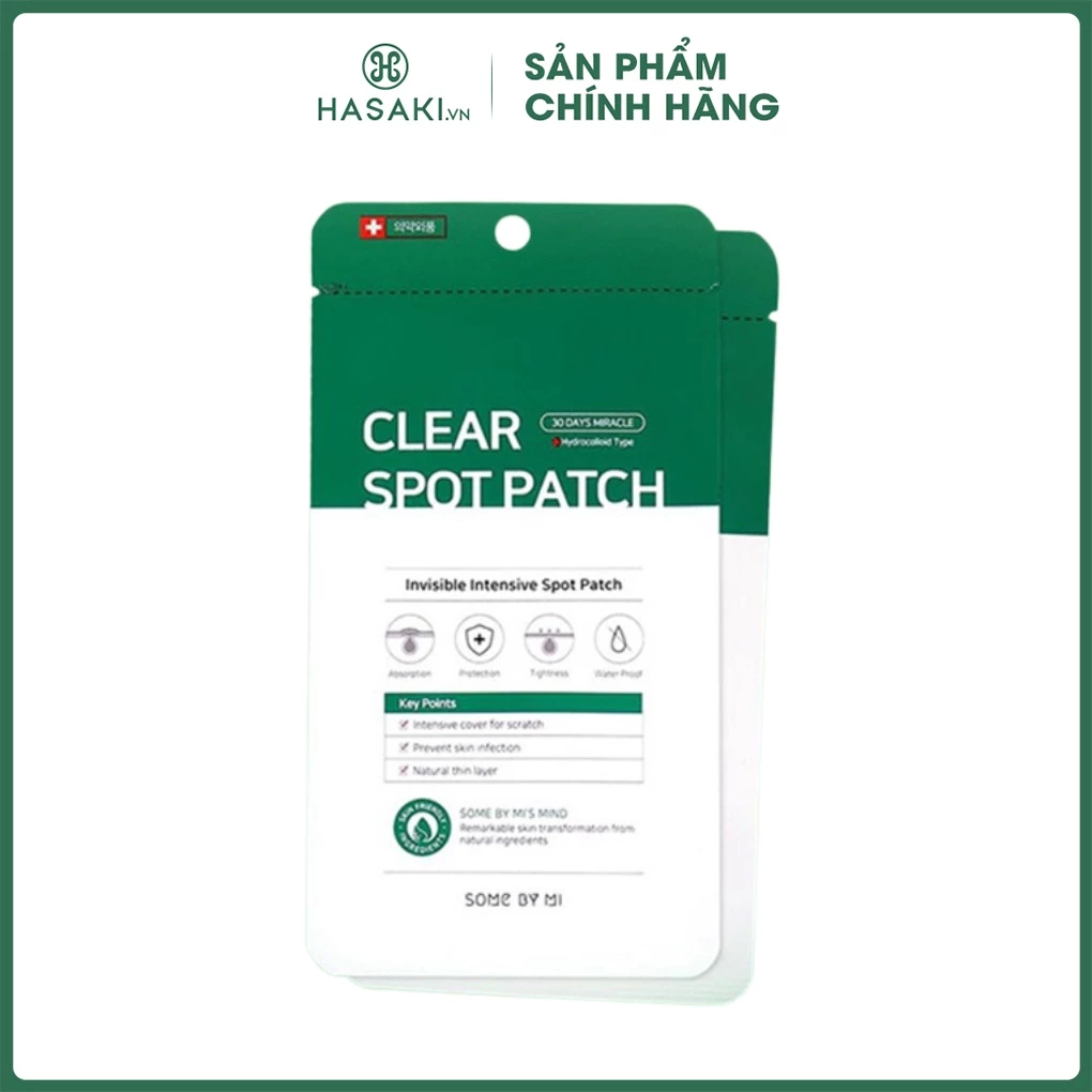 Miếng Dán Mụn Some By Mi Clear Spot Patch 18 Miếng Hasaki Sản phẩm chính hãng