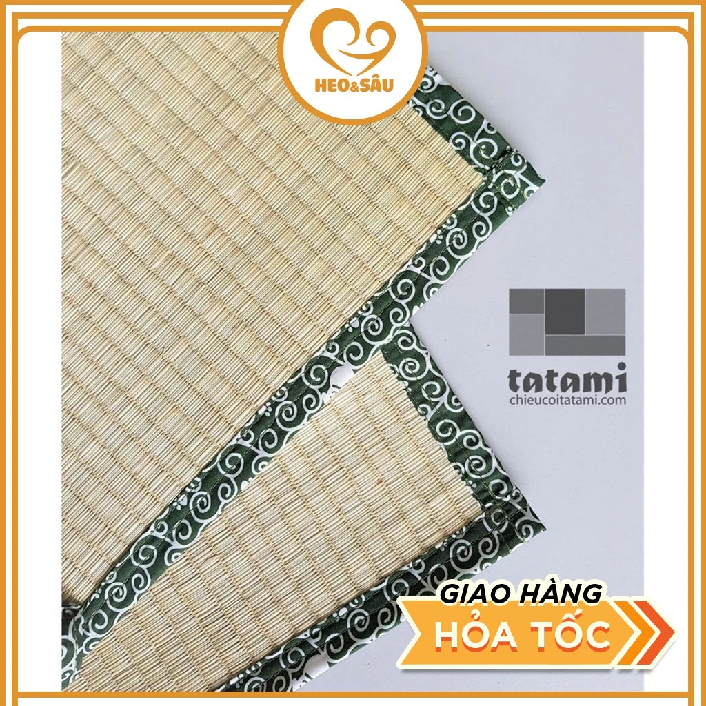 Chiếu Cói Tatami Xuất Nhật 💖𝑭𝑹𝑬𝑬𝑺𝑯𝑰𝑷 💖 Chiếu Điều Hoà  Cỡ Lớn Trải Giường Đôi (Chiếu Gập Đôi)