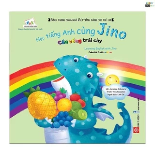 SÁCH - Học tiếng Anh cùng Jino - Learning English with Jino - Cầu vồng trái cây - Colorful fruit rainbow