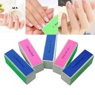 ♔Nail Art Shine Polished Buffer Sanding Dụng cụ làm móng tay Khối đánh bóng