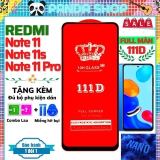 Kính cường lực redmi note 11/ 11s/ 11 pro dán full màn hình HD+ trong suốt - Độ cứng cực cao bảo vệ điện thoại
