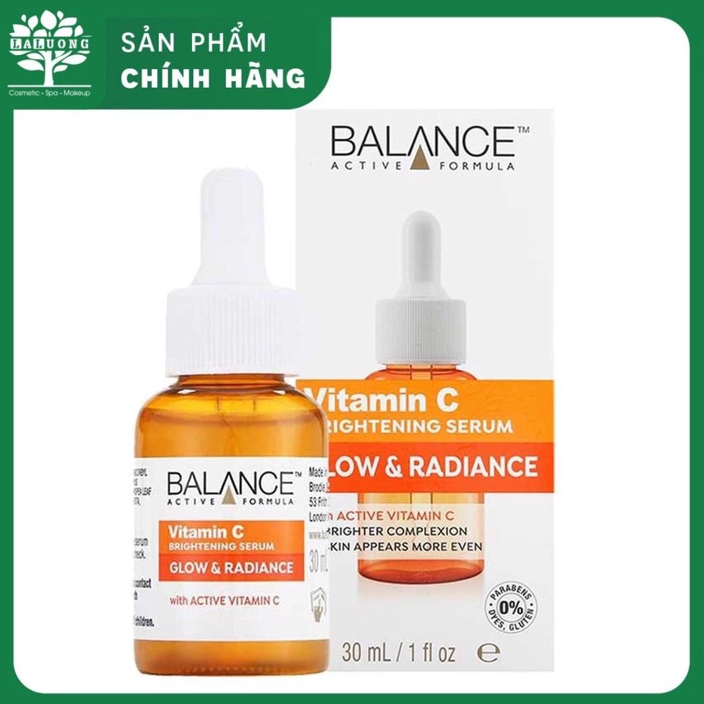 Serum Vitamin C Balance Sáng Da, Mờ Thâm Balance Active Formula Vitamin C Brightening 30ml