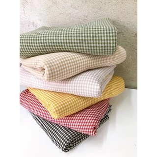 Vải thô linen, may quần áo đầm váy mẹ và bé