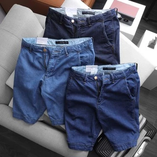 Quần short lửng bò jeans bigsize nam xuất khẩu cao cấp