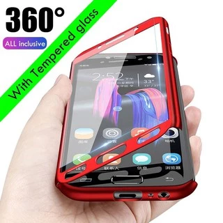 Ốp điện thoại nhựa cứng bảo vệ toàn diện 360 độ cho Xiaomi Redmi 9 9a 9c 8 8a Note 9 8 7 6 Pro