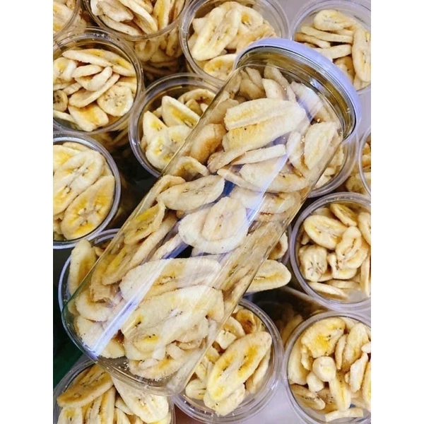 Chuối Sấy Trần Anh Food - Chuối Sấy Giòn Nguyên Miếng hàng xuất khẩu loại 1