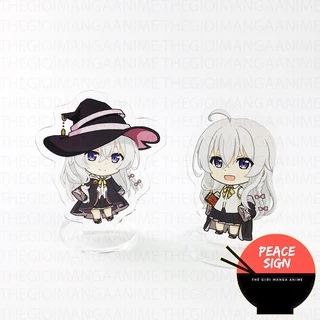 Mô hình standee Majo no Tabitabi Hành trình của Elaina ver PHÁP SƯ chibi acrylic anime mica trang trí trưng bày