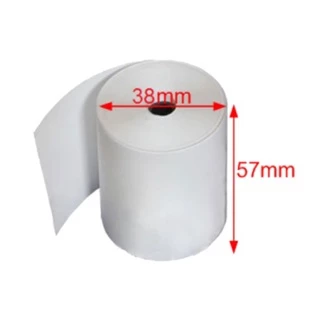 Giấy in nhiệt 57-58mm phi 38 dành cho máy in cầm tay