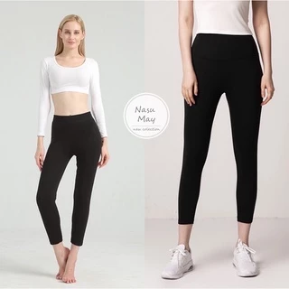 Quần Legging Dài Cạp Chun Nữ Co Giãn Dáng Dài Tôn Dáng