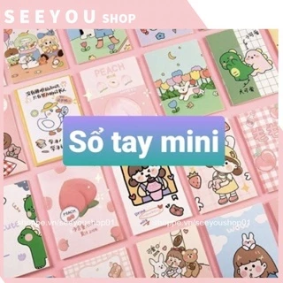 Sổ tay mini , sổ tai gấu A7 siêu cute ( giao mẫu ngẫu nhiên)