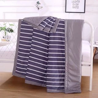 Chăn hè Muji kẻ sọc cotton xuất Nhật 1m7 _ Xả Giá Xỉ _SỈ TOÀN QUỐC