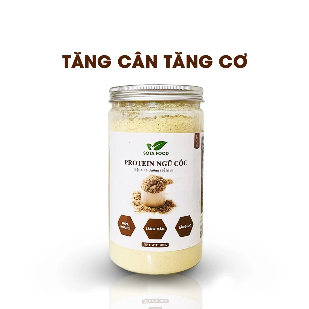 500g Bột Protein Ngũ Cốc Tăng cân, Tăng Cơ, Ăn Kiêng