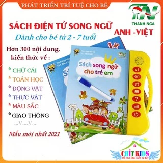 Sách nói song ngữ cho bé học tiếng Anh và tiếng Việt Thanh Nga 2021