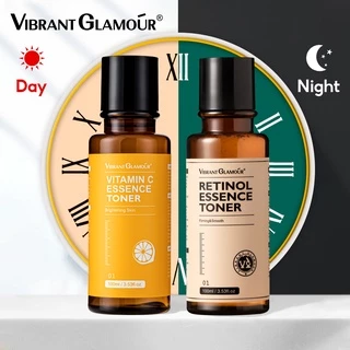 VIBRANT GLAMOUR Set 2 chai nước hoa hồng chứa retinol và vitamin C làm trắng da chống lão hoá