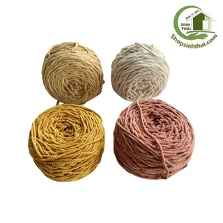 Dây thừng mềm - dây thừng se Macrame cotton dày 7mm - Chọn loại