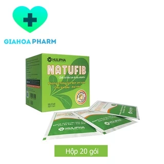 Natufib - Chất xơ hoà tan, vitamin giúp giảm táo bón an toàn phụ nữ có thai / bà bầu, trẻ nhỏ