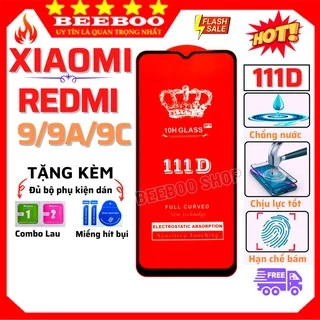 Kính cường lực Redmi 9/ 9A/ 9C/ 9T - Siêu mượt cao cấp- Full màn hình 111D và trong suốt - Cam kết hình thật 100%.