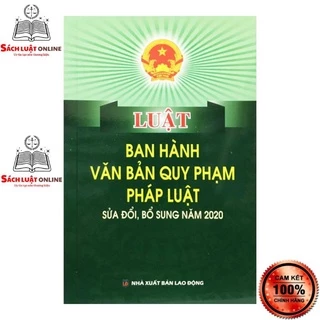 Sách - Luật ban hành văn bản quy phạm pháp luật (NXB Lao động)