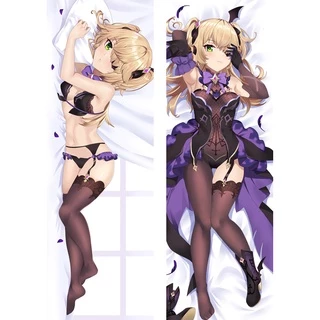 Game Genshin Impact Fischl Dakimakura Vỏ Gối In Hai Mặt Người Otaku Ôm Toàn Thân Đệm Quà Tặng 50 * 150cm