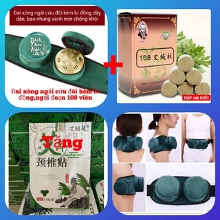 Đai Xông Ngải Cứu Lư Đồng Massage Làm Ấm ( Giảm Đau Xương Khớp Giảm Đau Bụng Thải Độc Tố Lưu Thông Khí Huyết.)