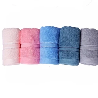 Khăn mặt cao cấp 30x50cm 100% cotton siêu thấm hút, không sổ lông, không phai màu- KHĂN BÔNG BẢO KHÁNH