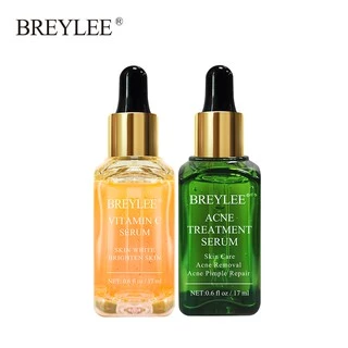 Bộ Serum BREYLEE Chứa Vitamin C + Serum Hỗ Trợ Giảm Mụn Dưỡng Ẩm Làm Trắng Da Chống Oxy Hóa Và Mụn Đầu Đen