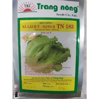 Hạt giống xà lách Ý - Nato II TN 183 Trang Nông gói 10g