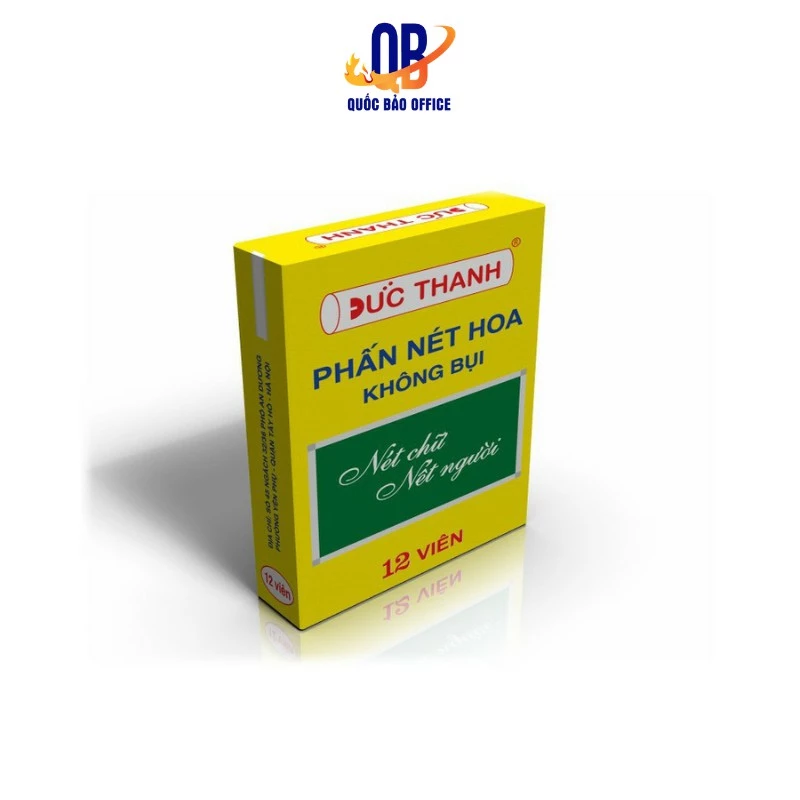 Phấn trắng Đức Thanh nét thanh nét đậm - không bụi - 10 hộp/ 1 lố