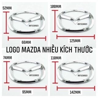 logo MAZDA dán thân xe hàng cao cấp nhiều kích thước