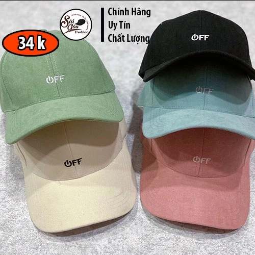 Nón kết thêu chữ OFF | Mũ lưỡi trai thời trang Unisex Nam Nữ Phong Cách Hàn Quốc SG128