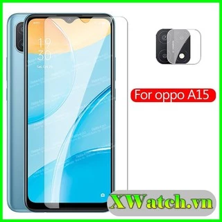 Cường lực Oppo A15 trong suốt  / Cường lực dẻo Camera